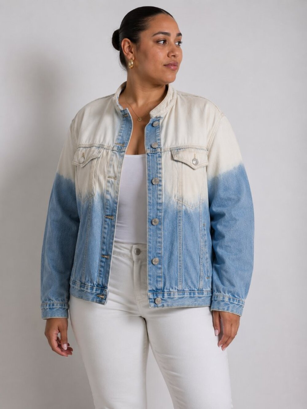 Coat, manteau jeans 1x